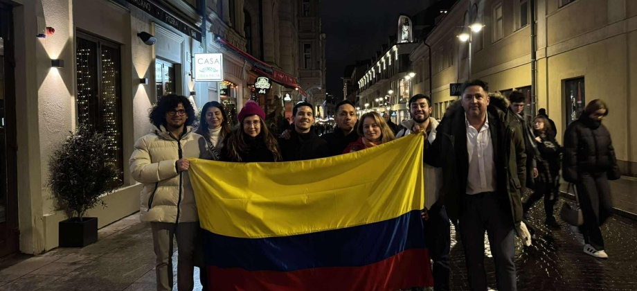 La Embajada de Colombia en Polonia agradece a la comunidad colombiana en Vilna, Lituania