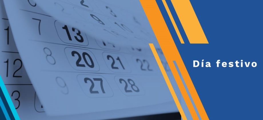 Embajada de Colombia en Polonia y su Sección Consular informan que el próximo jueves 7 de agosto no prestarán atención al público