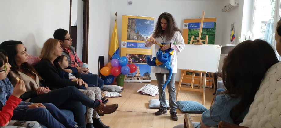 Colombianos en Polonia participaron en el taller de higiene oral programado por el Consulado de Colombia 