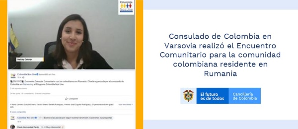 Consulado de Colombia en Varsovia realizó el Encuentro Comunitario para la comunidad colombiana residente